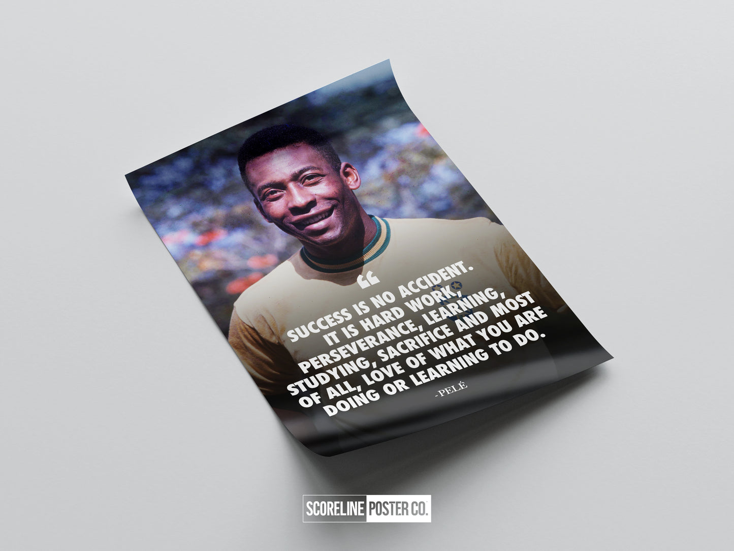 Pele 'Quote' Poster