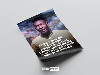 Pele 'Quote' Poster