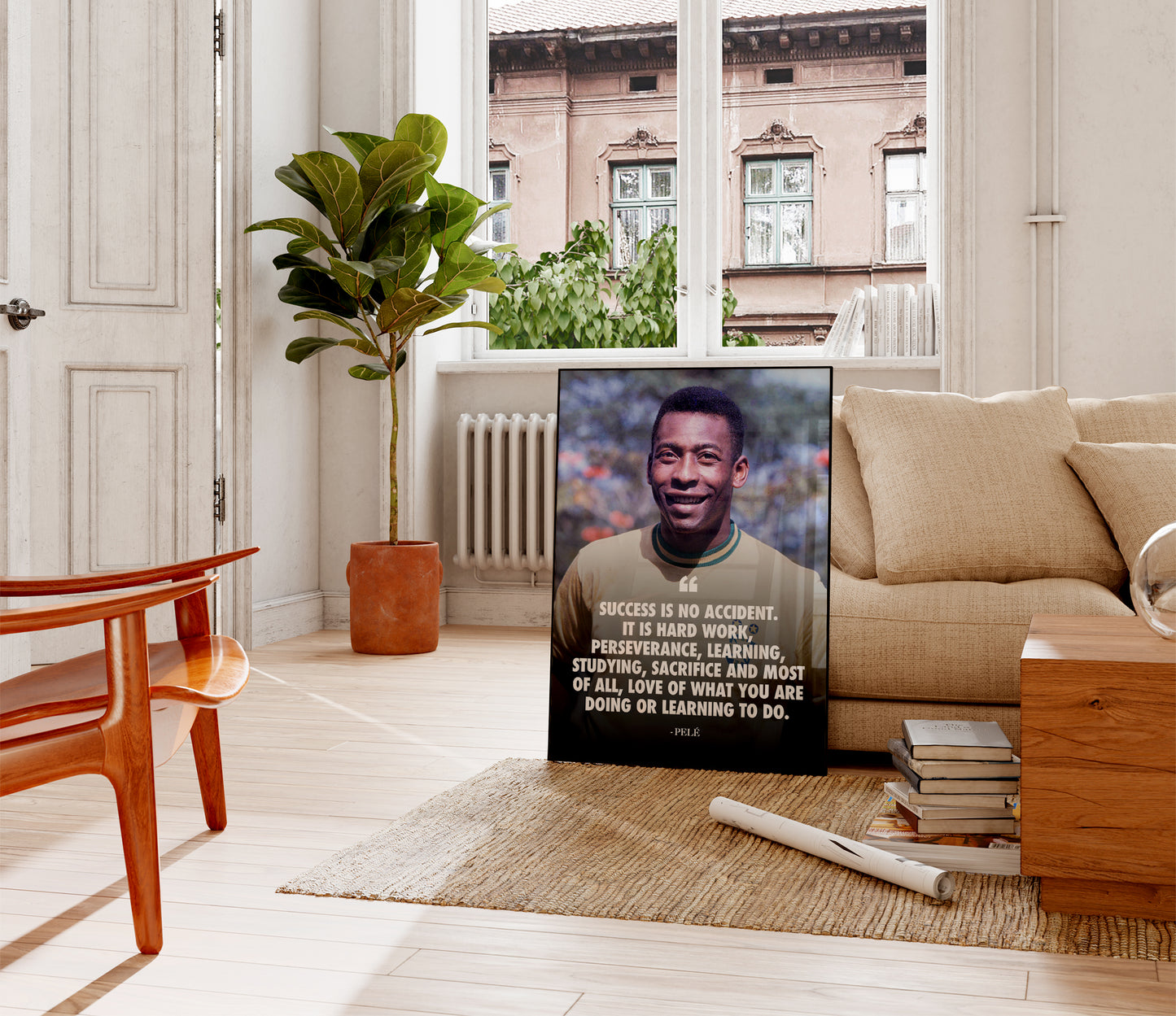 Pele 'Quote' Poster
