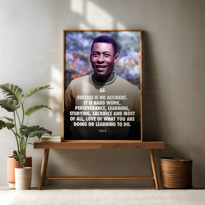 Pele 'Quote' Poster