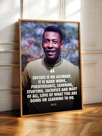 Pele 'Quote' Poster