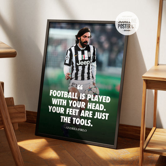 Andrea Pirlo 'Quote' Poster
