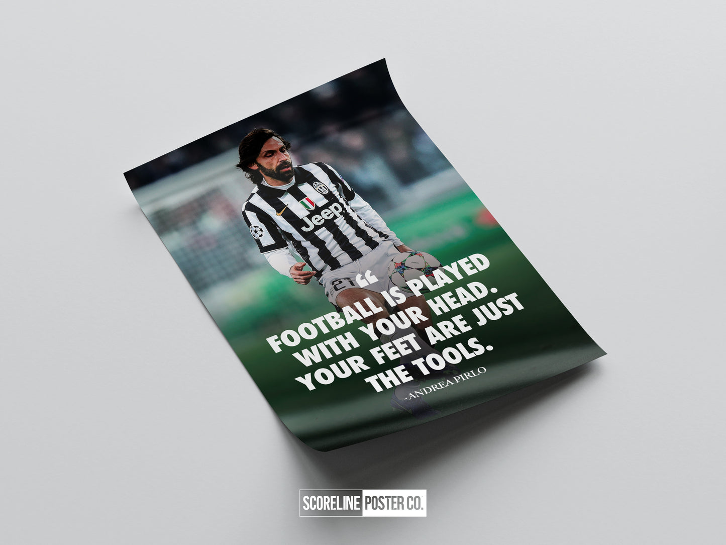 Andrea Pirlo 'Quote' Poster