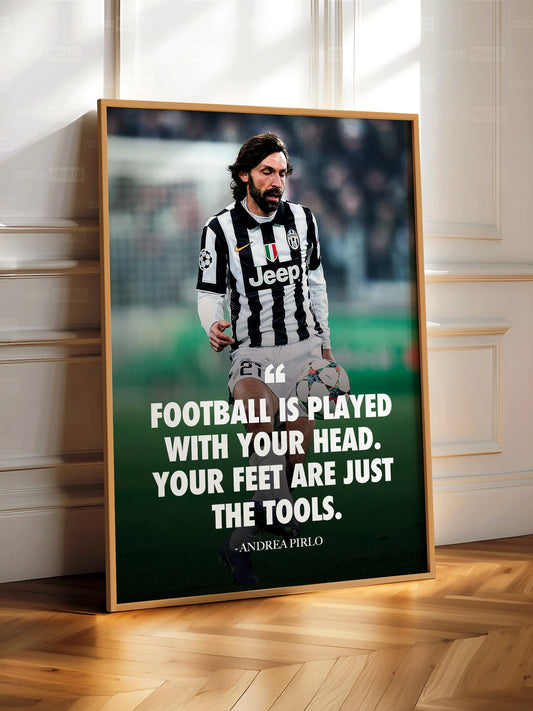 Andrea Pirlo 'Quote' Poster