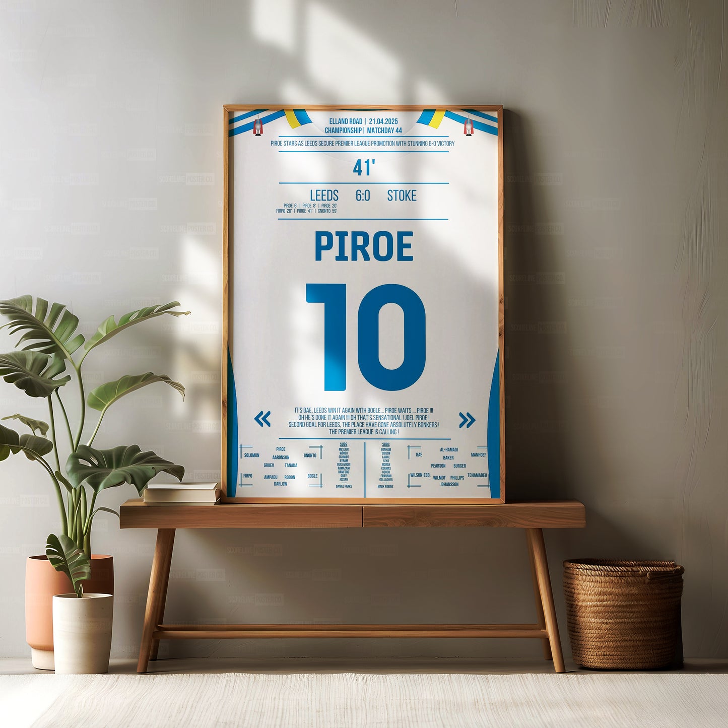 Joël Piroe Shirt Poster