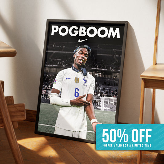 Paul Pogba 'Pogboom' Poster