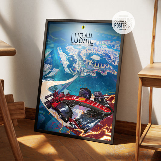Qatar Grand Prix 2023 F1 Poster