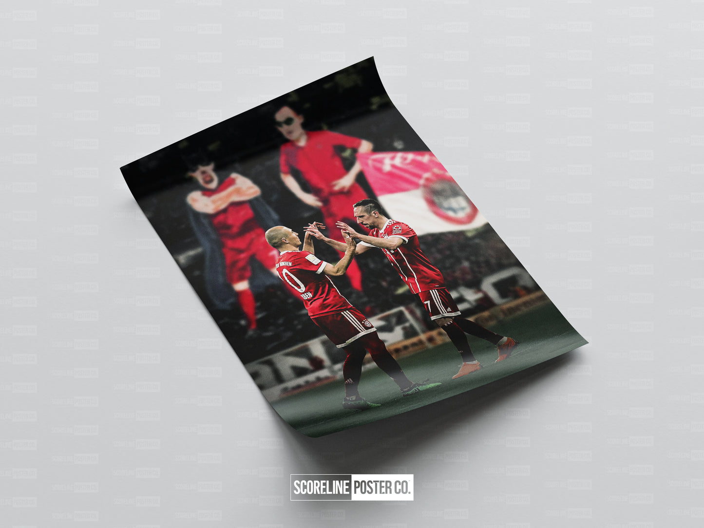 Arjen Robben & Franck Ribery Poster