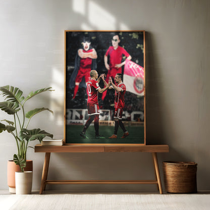 Arjen Robben & Franck Ribery Poster