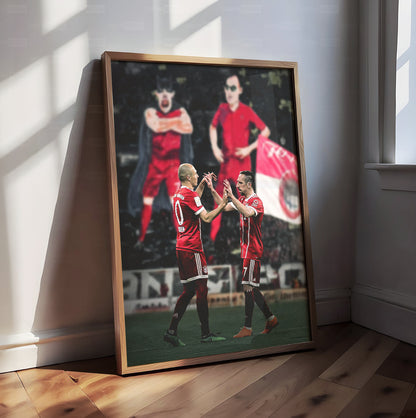 Arjen Robben & Franck Ribery Poster
