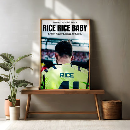 Declan Rice 'Rice Rice Baby' Poster