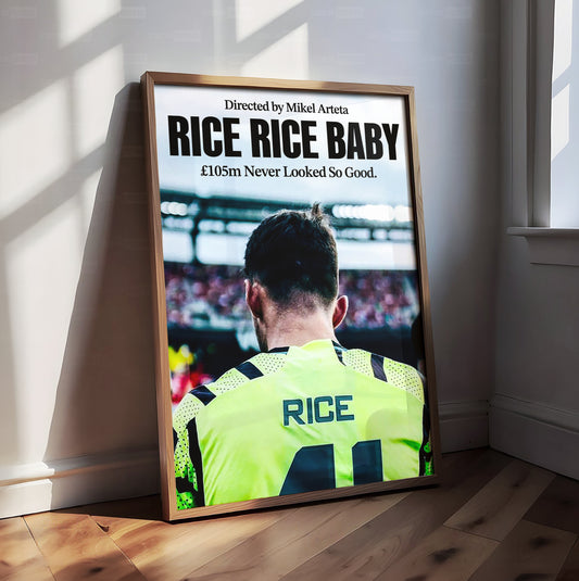 Declan Rice 'Rice Rice Baby' Poster