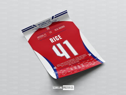 Declan Rice Shirt Poster