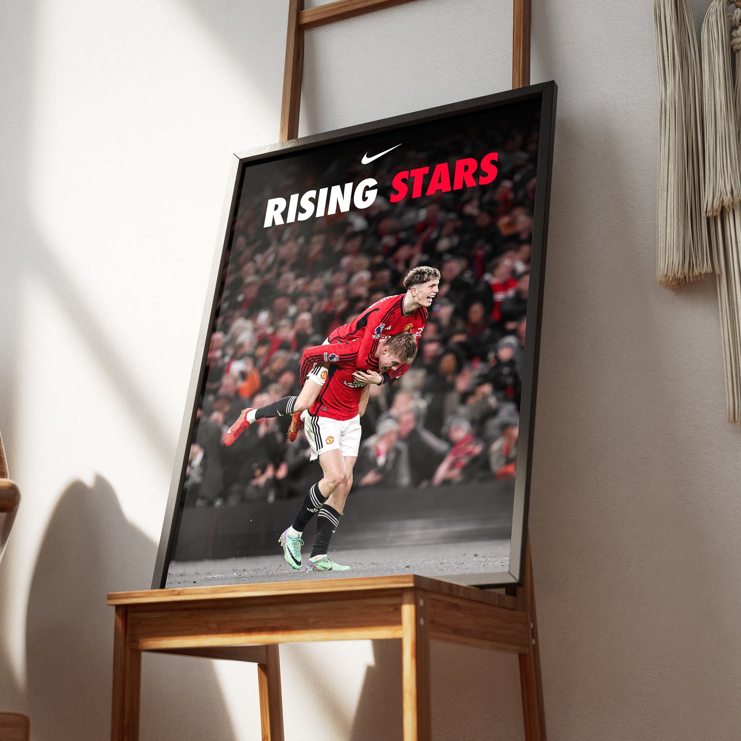 Garnacho & Hojlund 'Rising Stars' Poster