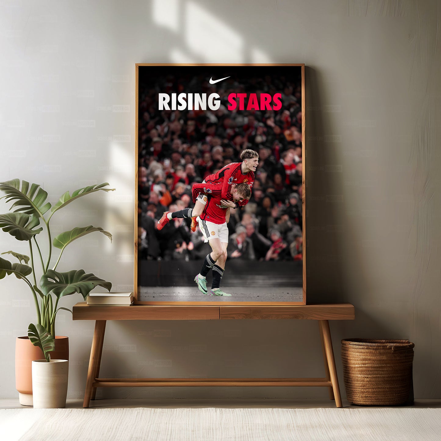 Garnacho & Hojlund 'Rising Stars' Poster