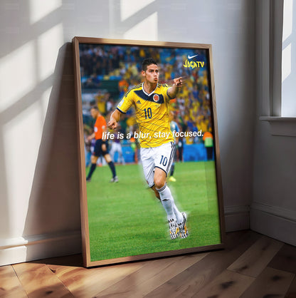 James Rodriguez 'Blur' Poster