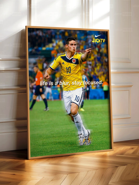James Rodriguez 'Blur' Poster