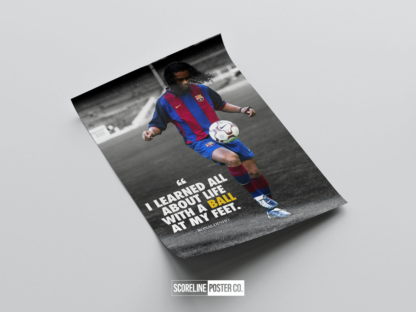 Ronaldinho 'Quote' Poster