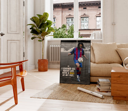 Ronaldinho 'Quote' Poster