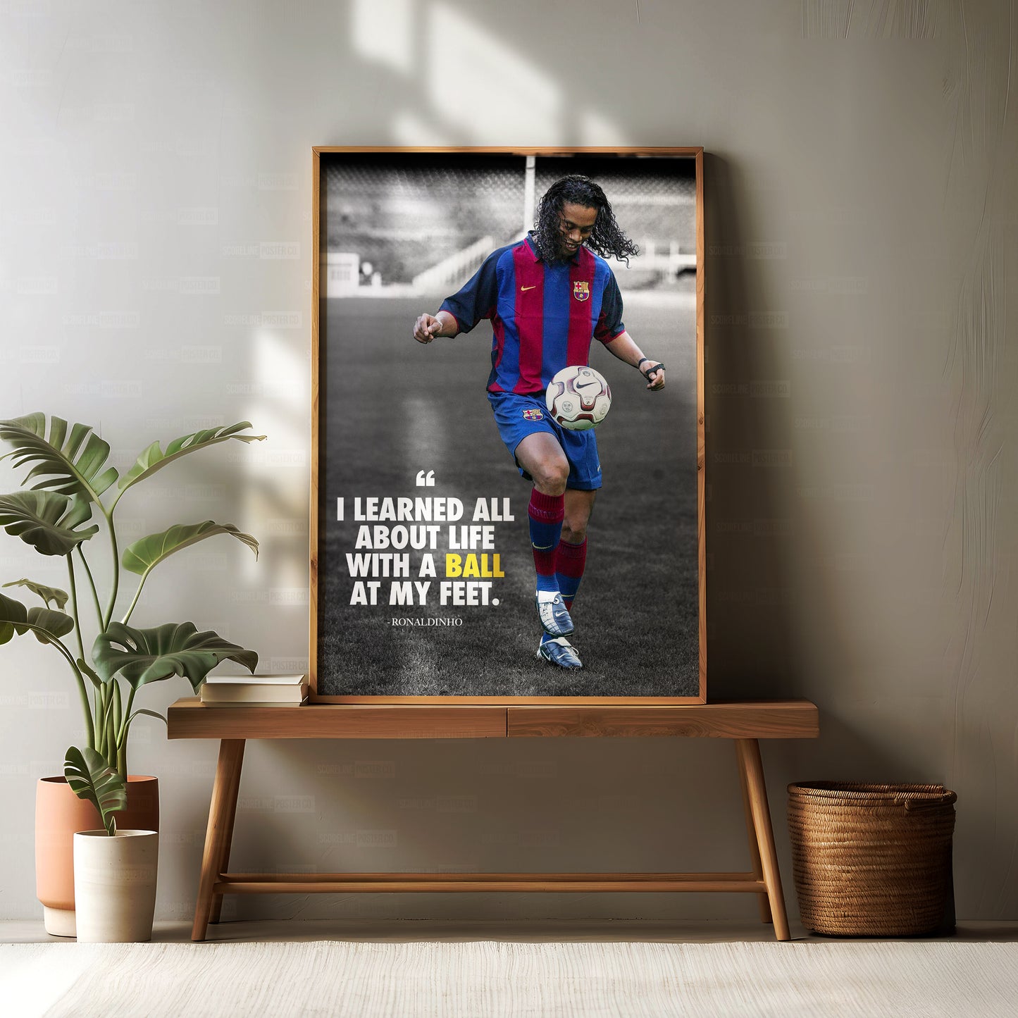 Ronaldinho 'Quote' Poster