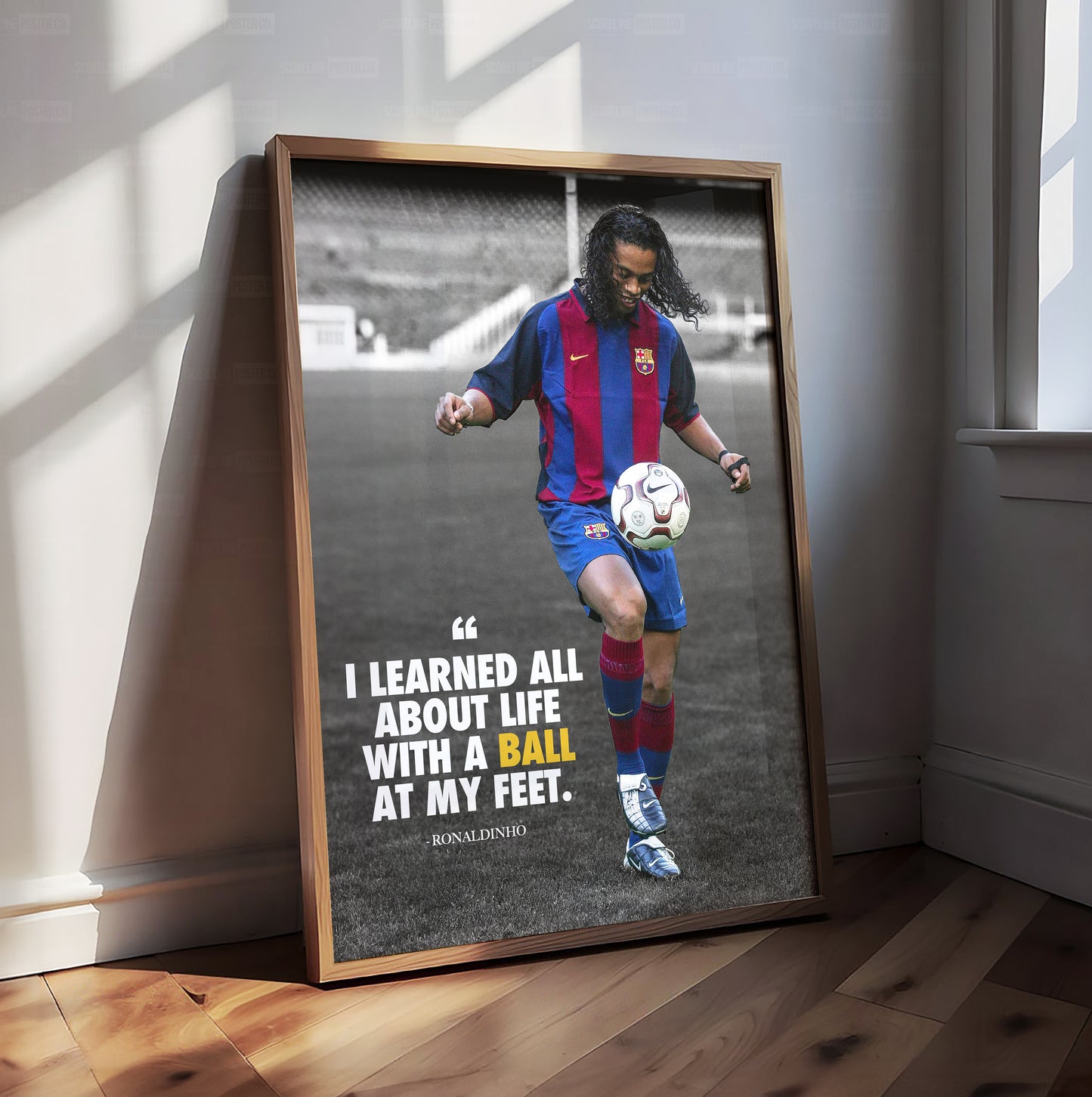 Ronaldinho 'Quote' Poster