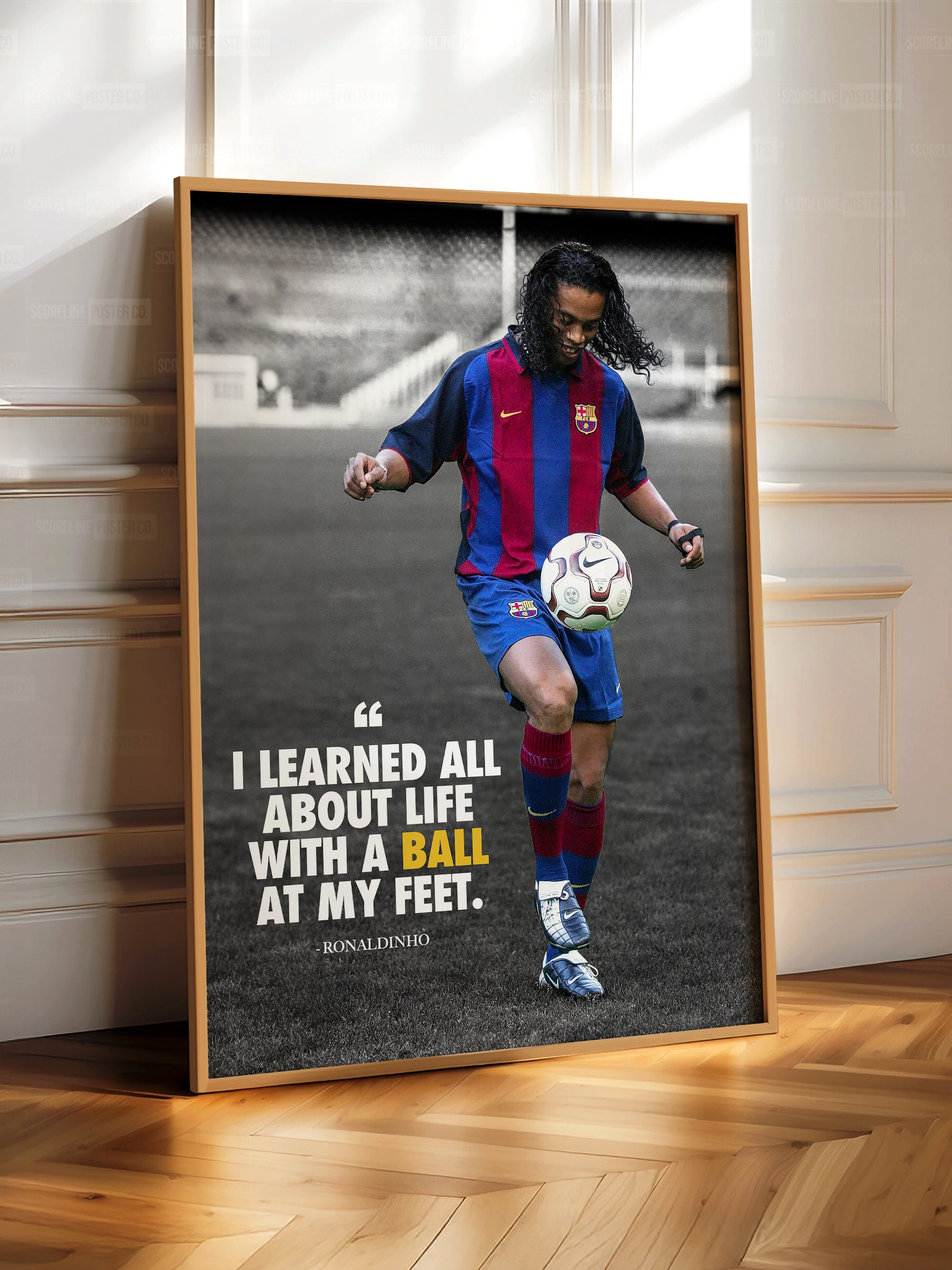 Ronaldinho 'Quote' Poster