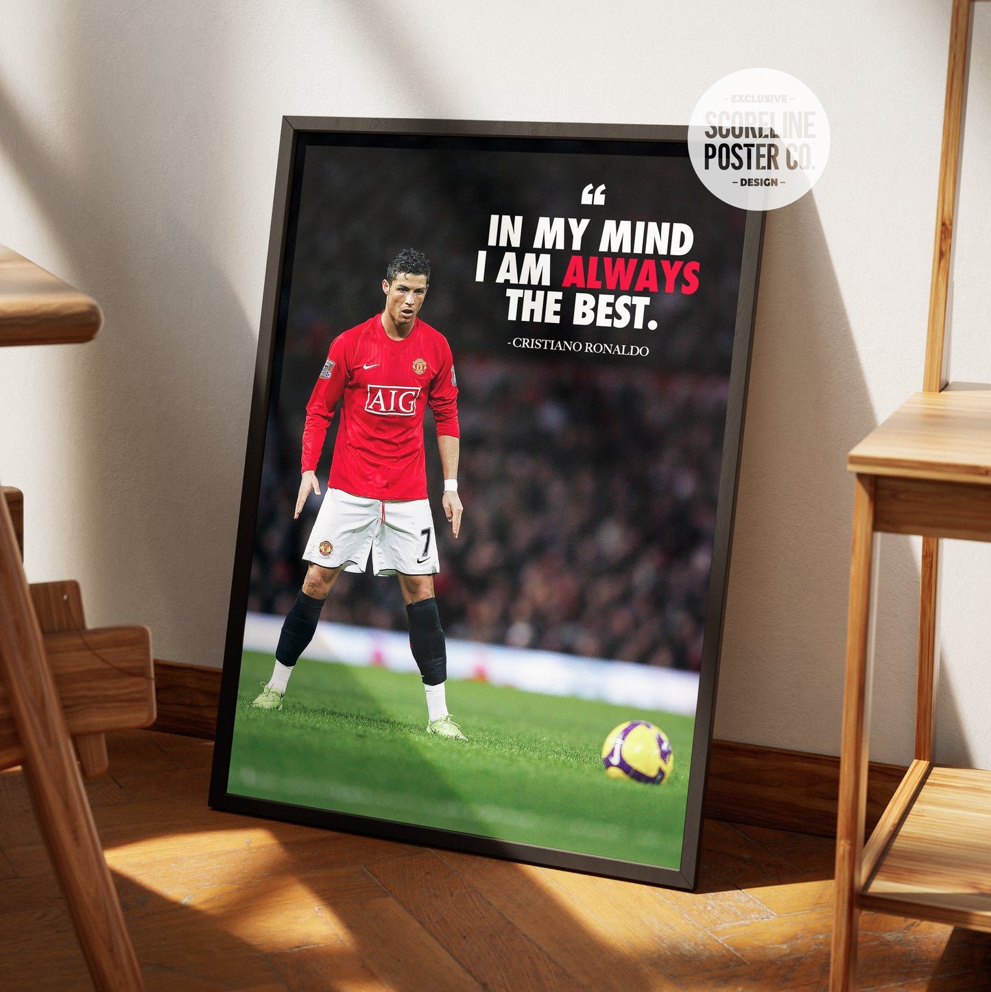Cristiano Ronaldo 'Quote' Poster
