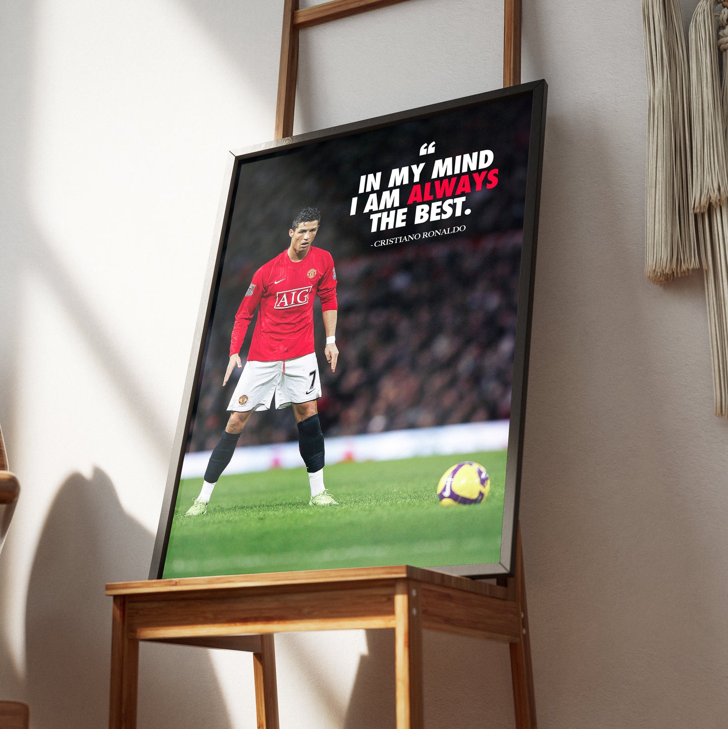 Cristiano Ronaldo 'Quote' Poster