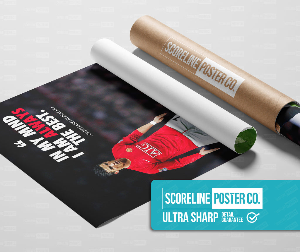 Cristiano Ronaldo 'Quote' Poster