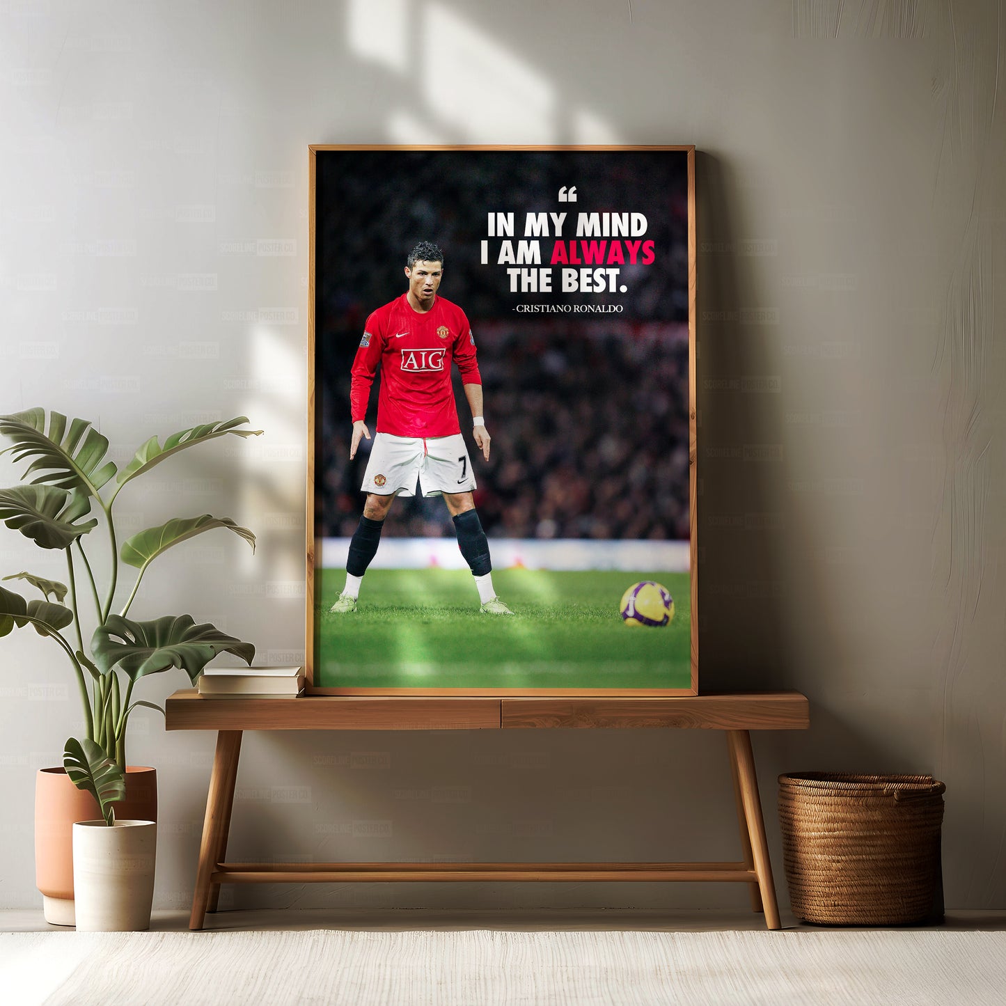 Cristiano Ronaldo 'Quote' Poster