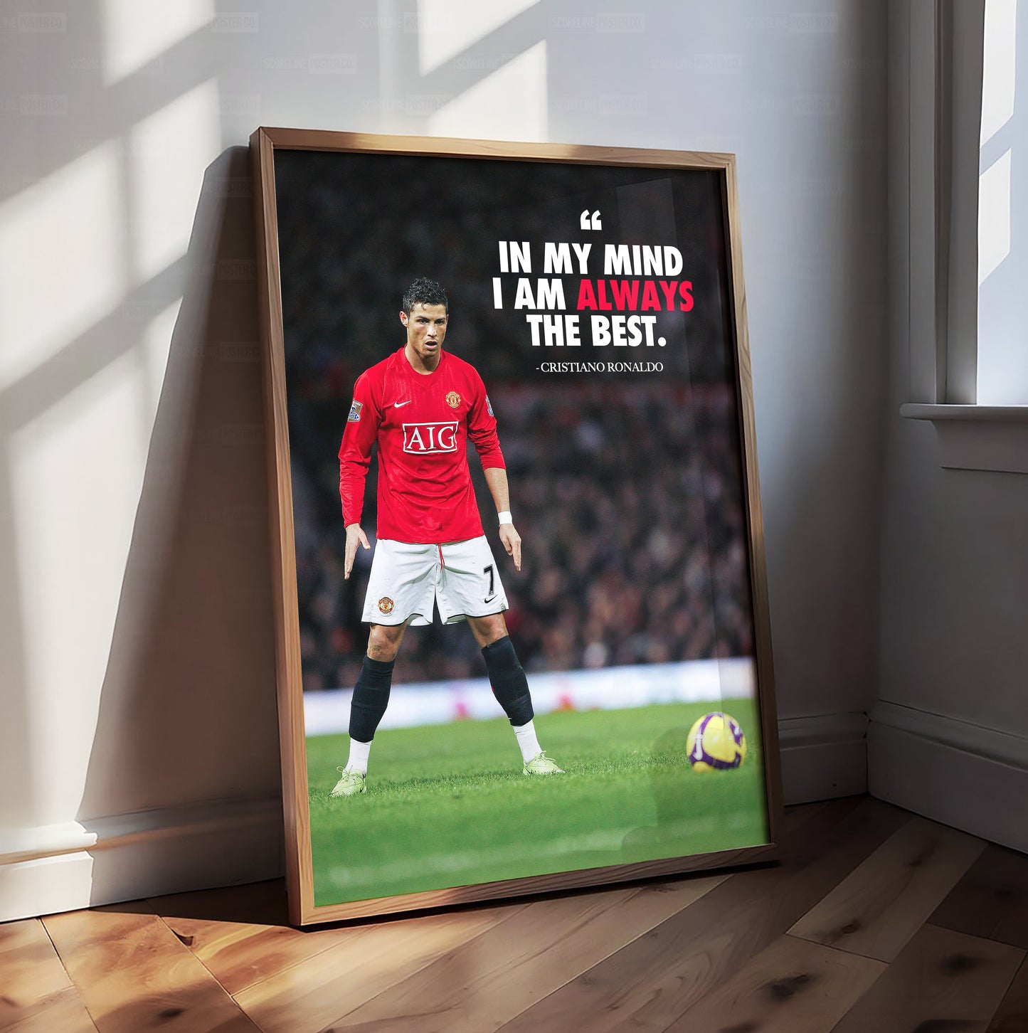 Cristiano Ronaldo 'Quote' Poster