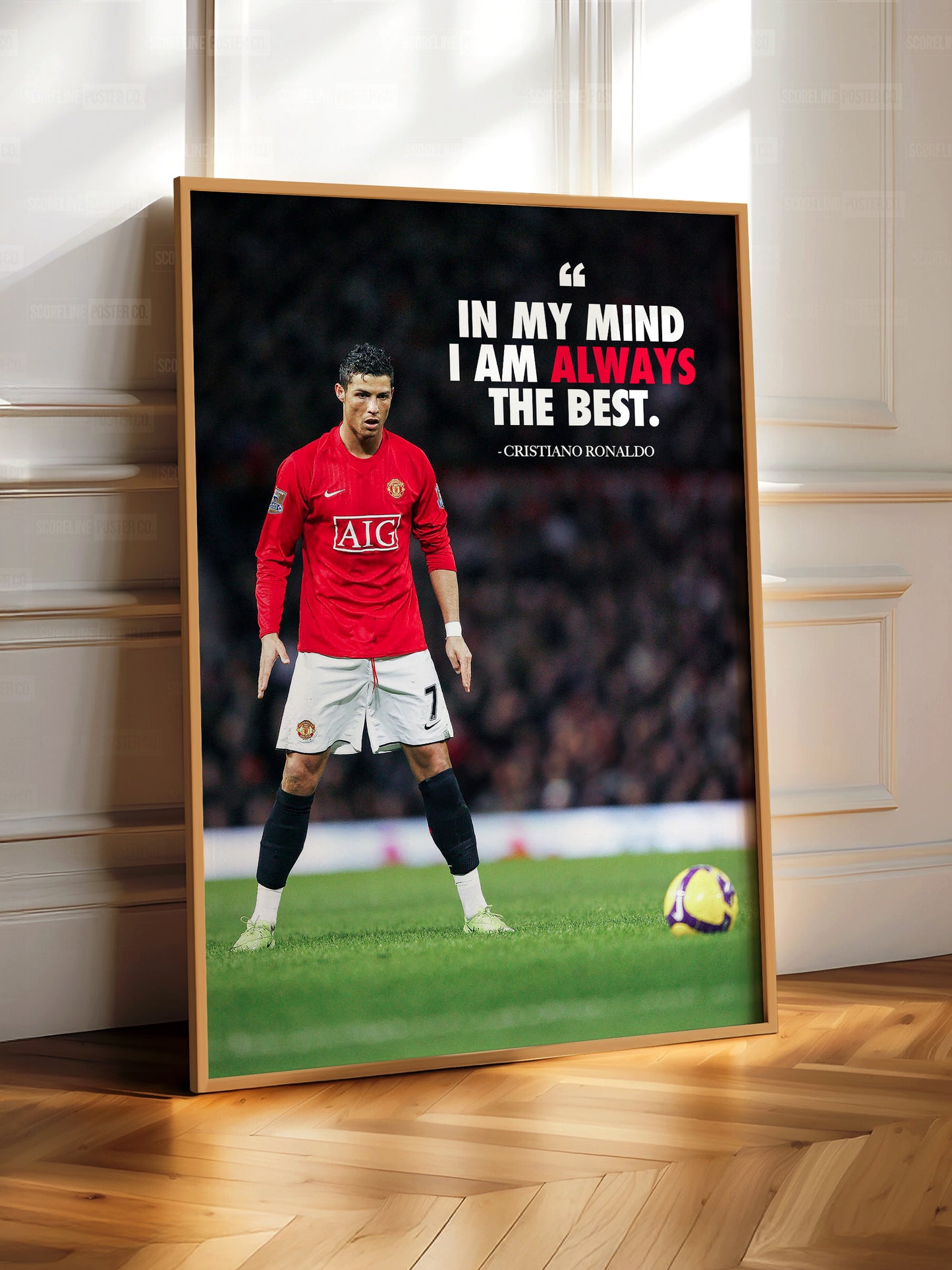 Cristiano Ronaldo 'Quote' Poster