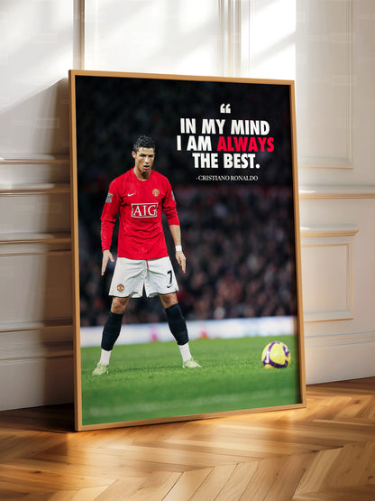 Cristiano Ronaldo 'Quote' Poster