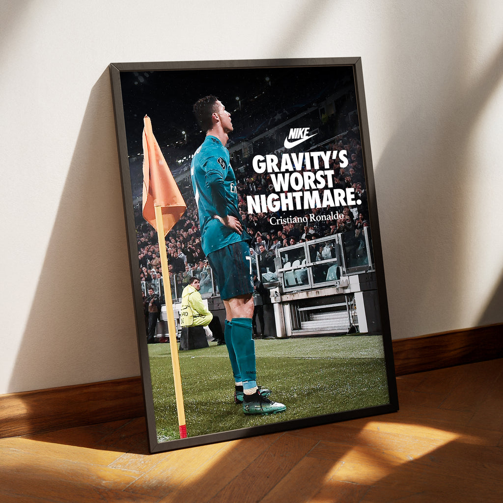 Cristiano Ronaldo 'Gravity's Worst Nightmare' Poster