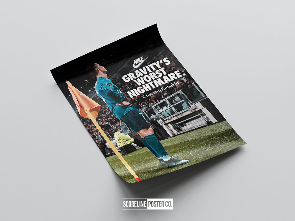 Cristiano Ronaldo 'Gravity's Worst Nightmare' Poster