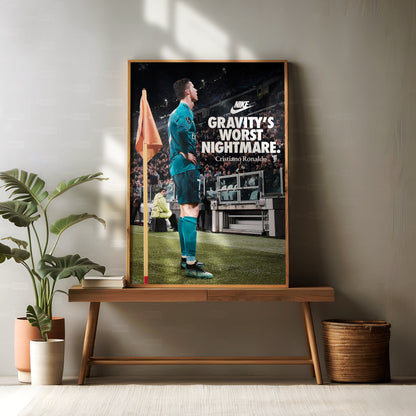 Cristiano Ronaldo 'Gravity's Worst Nightmare' Poster