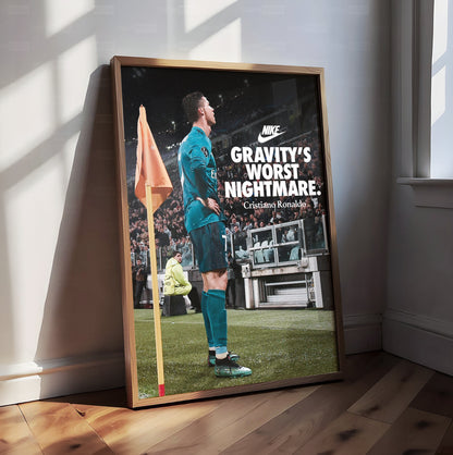 Cristiano Ronaldo 'Gravity's Worst Nightmare' Poster