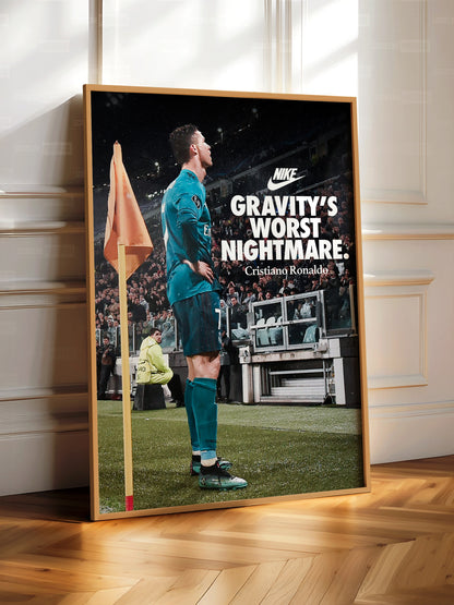 Cristiano Ronaldo 'Gravity's Worst Nightmare' Poster