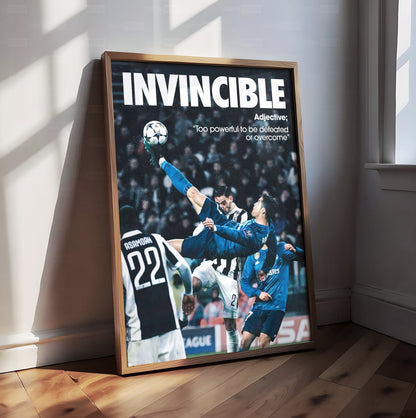 Cristiano Ronaldo 'Invincible' Poster