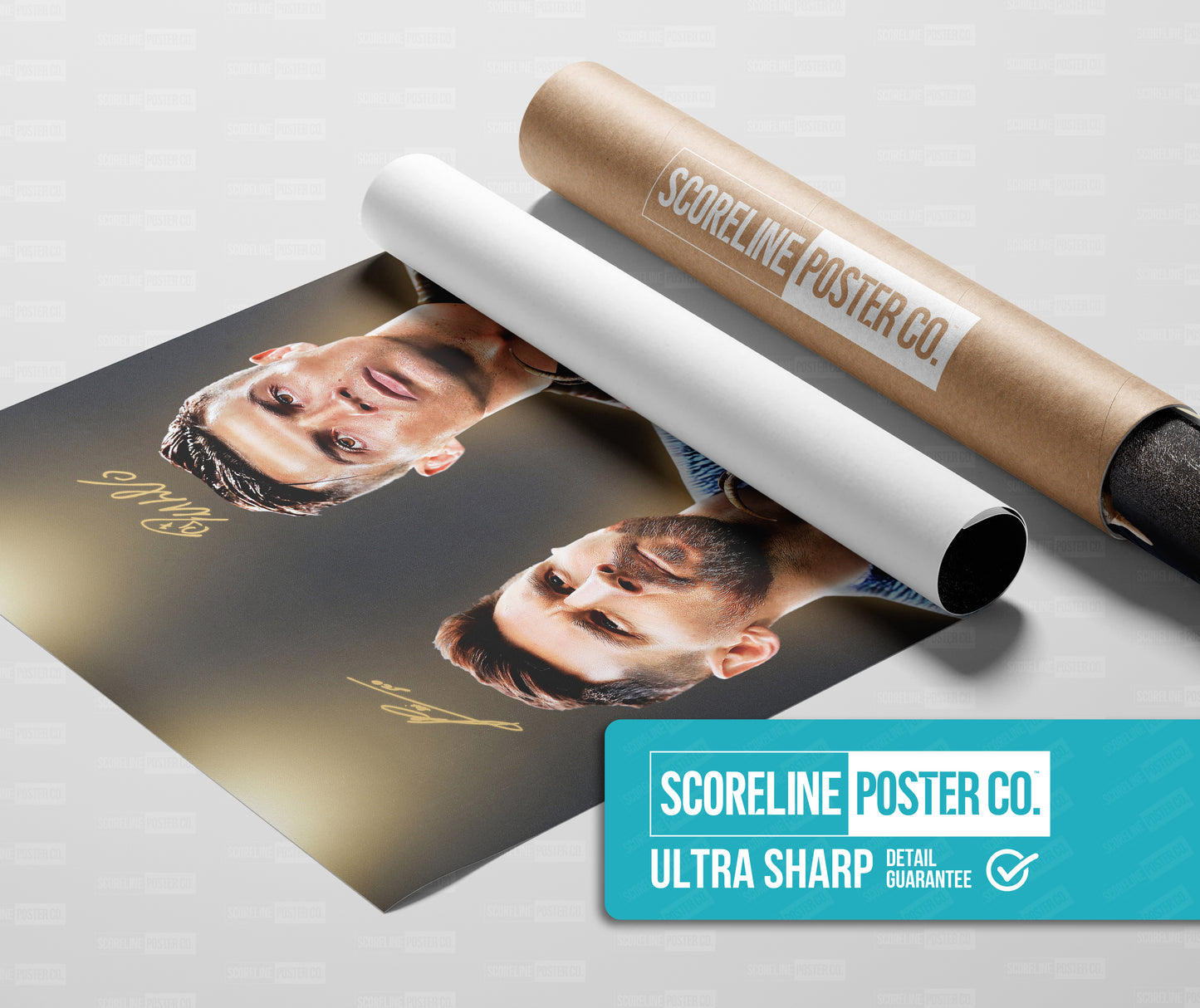 Messi & Ronaldo 'GOAT' Poster