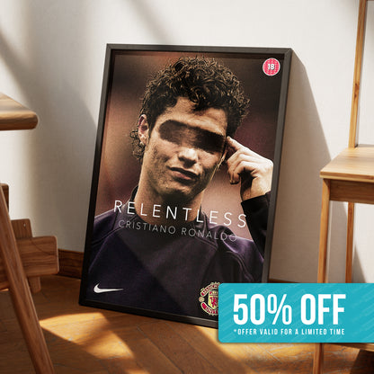 Cristiano Ronaldo 'Relentless' Poster