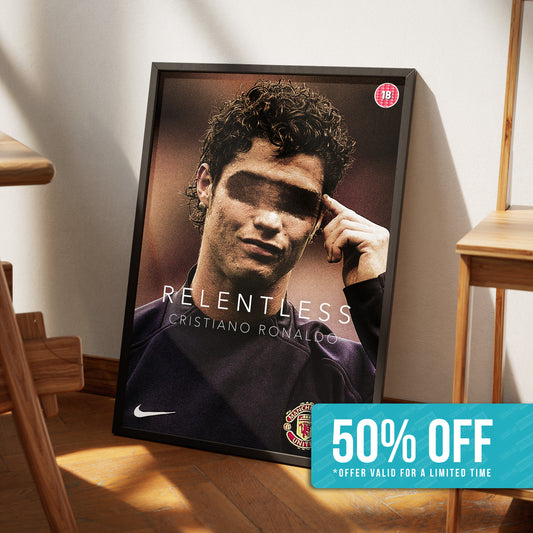 Cristiano Ronaldo 'Relentless' Poster