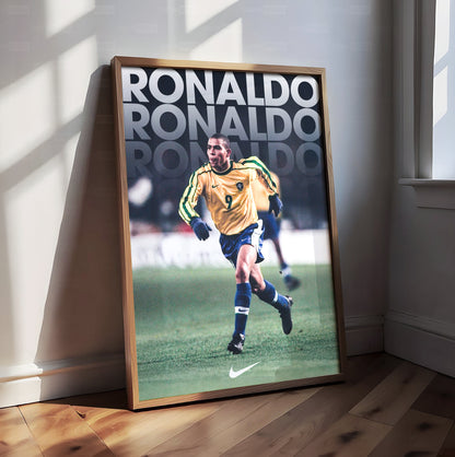 Ronaldo Nazario Poster