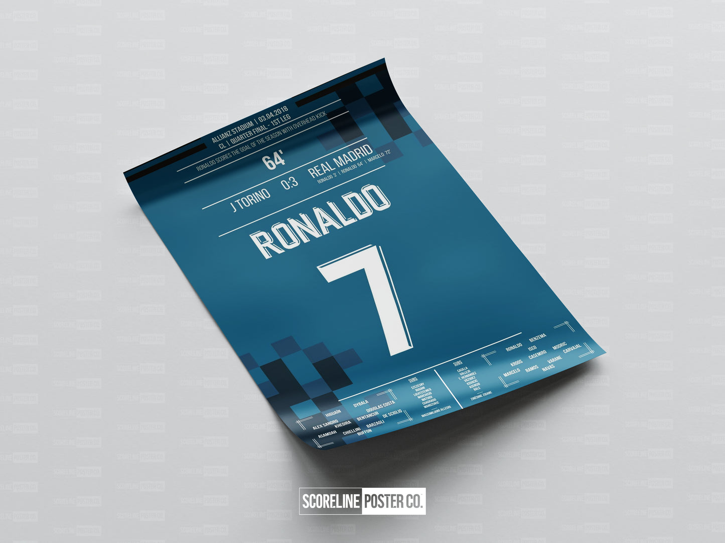 Cristiano Ronaldo Shirt Poster