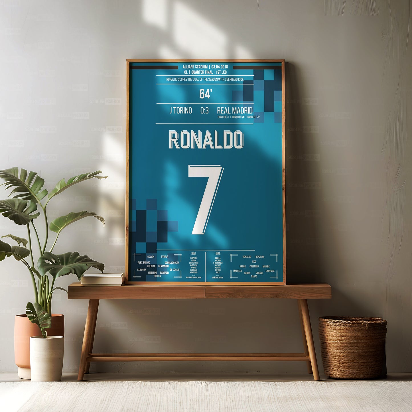 Cristiano Ronaldo Shirt Poster