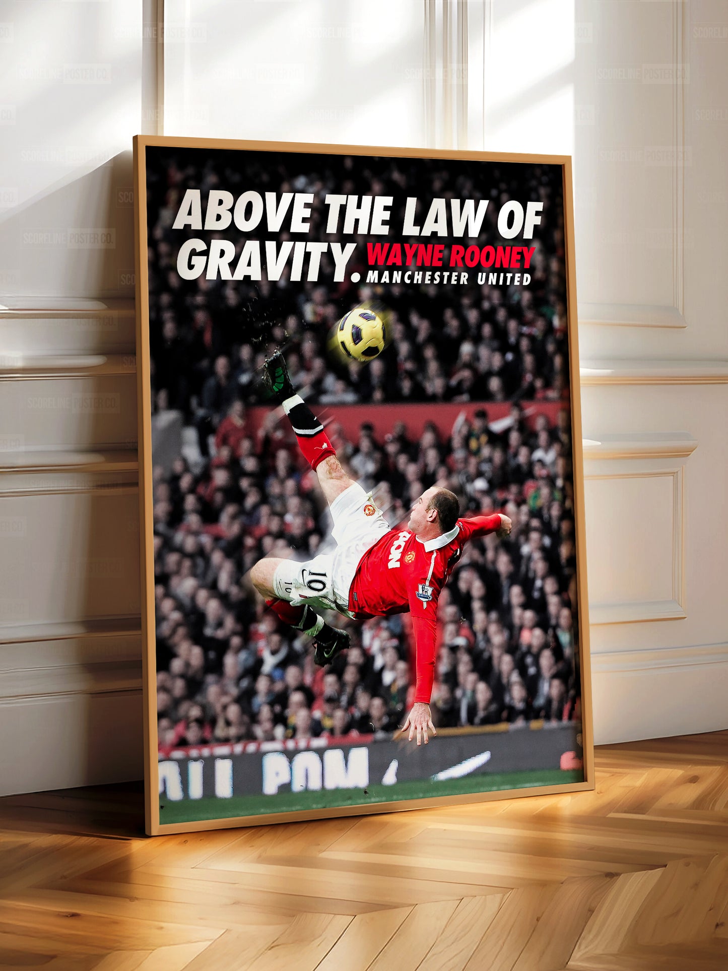 Wayne Rooney 'Law Of Gravity' Poster