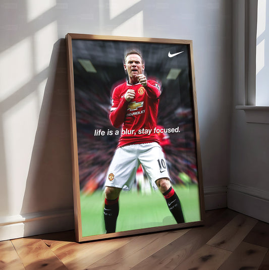 Wayne Rooney 'Blur' Poster