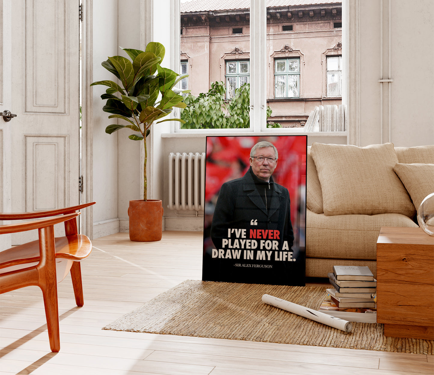 Sir Alex Ferguson 'Quote' Poster