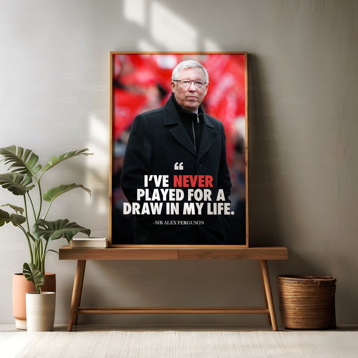 Sir Alex Ferguson 'Quote' Poster