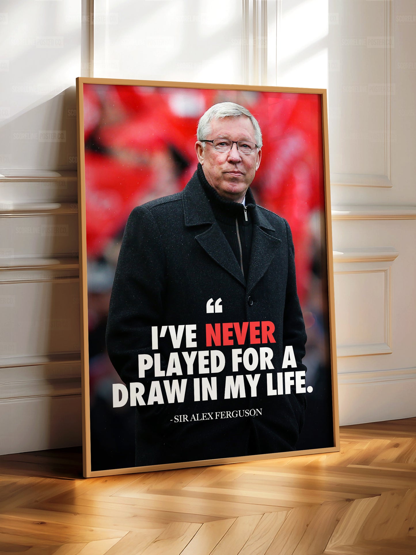 Sir Alex Ferguson 'Quote' Poster